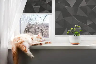 Fenster rollo Schwarzes Origami