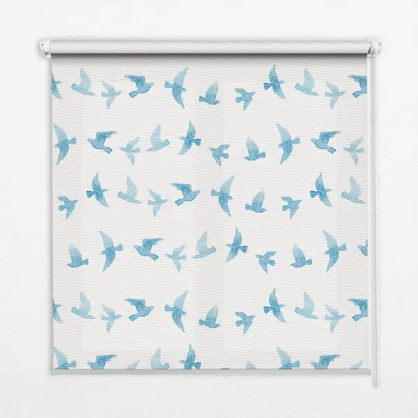 Fenster rollo Blaue Vögel