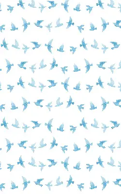 Fenster rollo Blaue Vögel