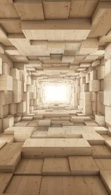Verdunkelungsrollo 3D-Holzloch