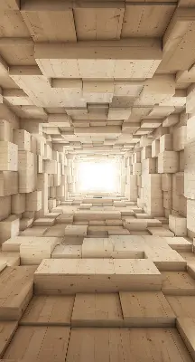 Verdunkelungsrollo 3D-Holzloch