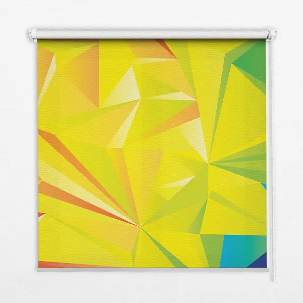 Fenster rollo Buntes Origami-Muster