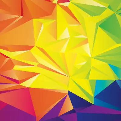 Fenster rollo Buntes Origami-Muster