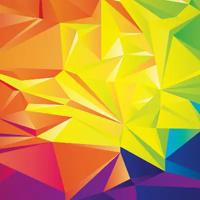 Fenster rollo Buntes Origami-Muster