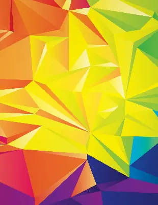 Fenster rollo Buntes Origami-Muster