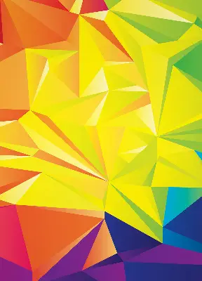 Fenster rollo Buntes Origami-Muster