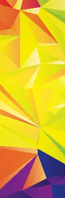Fenster rollo Buntes Origami-Muster