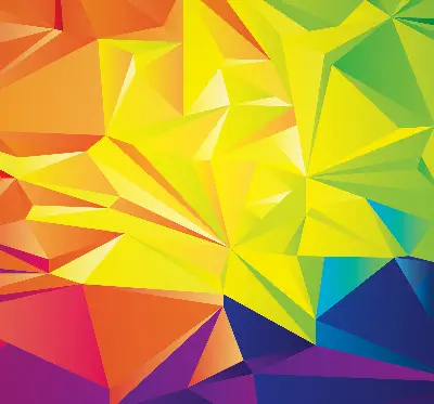 Fenster rollo Buntes Origami-Muster