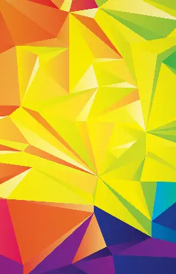Fenster rollo Buntes Origami-Muster