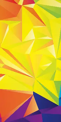 Fenster rollo Buntes Origami-Muster