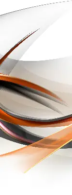 Rollo lichtundurchlässig Orange Linienmuster