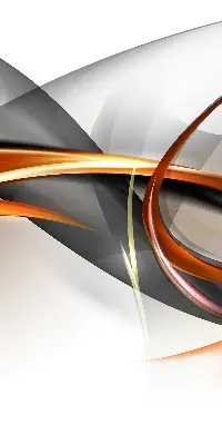 Rollo lichtundurchlässig Orange Linienmuster