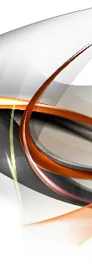 Rollo lichtundurchlässig Orange Linienmuster