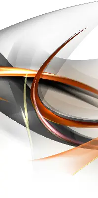 Rollo lichtundurchlässig Orange Linienmuster