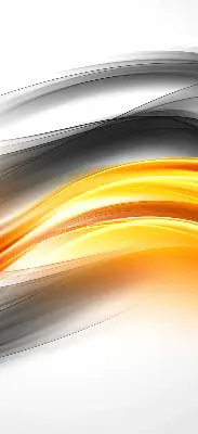 Verdunkelungsrollo Orangefarbene Wellen