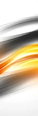 Verdunkelungsrollo Orangefarbene Wellen
