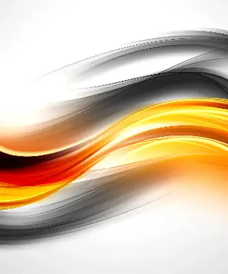 Verdunkelungsrollo Orangefarbene Wellen