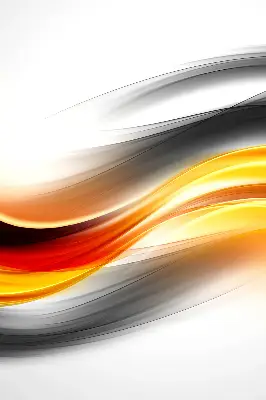Verdunkelungsrollo Orangefarbene Wellen