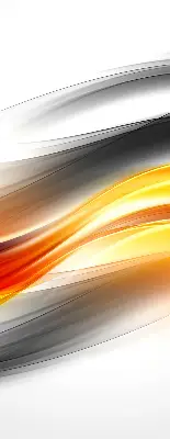 Verdunkelungsrollo Orangefarbene Wellen