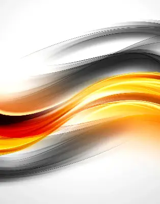 Verdunkelungsrollo Orangefarbene Wellen