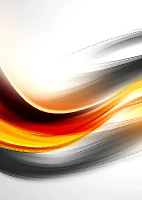 Verdunkelungsrollo Orangefarbene Wellen