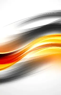 Verdunkelungsrollo Orangefarbene Wellen