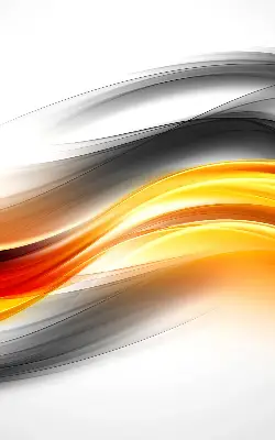 Verdunkelungsrollo Orangefarbene Wellen