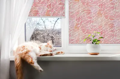 Fenster rollo Gestreifte Dreiecke