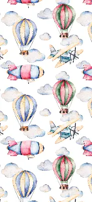 Rollo lichtundurchlässig Luftschiffe und Ballons