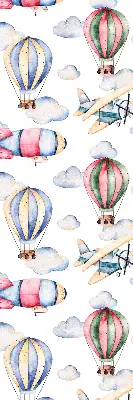 Rollo lichtundurchlässig Luftschiffe und Ballons