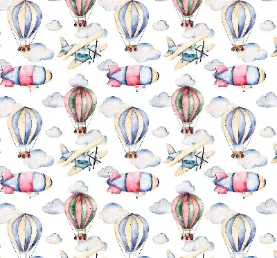 Rollo lichtundurchlässig Luftschiffe und Ballons