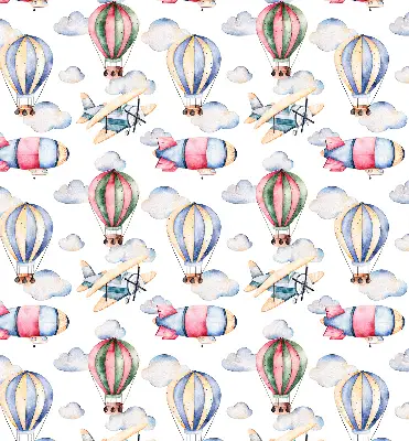 Rollo lichtundurchlässig Luftschiffe und Ballons