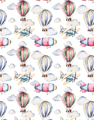 Rollo lichtundurchlässig Luftschiffe und Ballons
