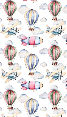 Rollo lichtundurchlässig Luftschiffe und Ballons