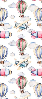 Rollo lichtundurchlässig Luftschiffe und Ballons