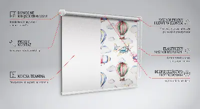 Rollo lichtundurchlässig Luftschiffe und Ballons