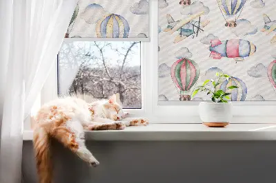 Rollo lichtundurchlässig Luftschiffe und Ballons