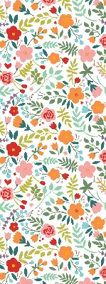 Verdunkelungsrollo Gemalte Blumen