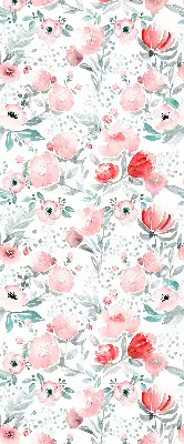 Fenster rollo Rosa Mohnblume