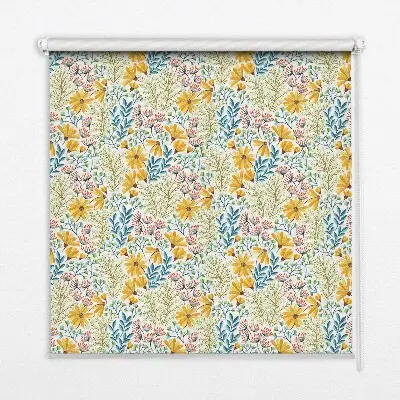 Rollo lichtundurchlässig Blumen