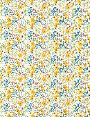 Rollo lichtundurchlässig Blumen