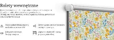 Rollo lichtundurchlässig Blumen