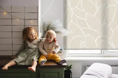 Fenster rollo Blätter