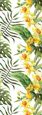 Verdunkelungsrollo Gelbe Blume