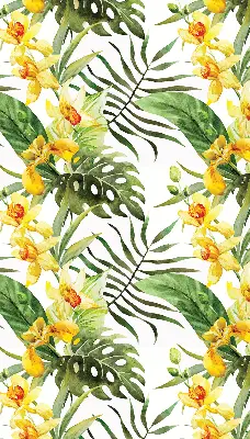 Verdunkelungsrollo Gelbe Blume