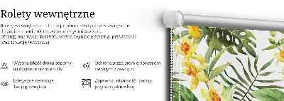 Verdunkelungsrollo Gelbe Blume