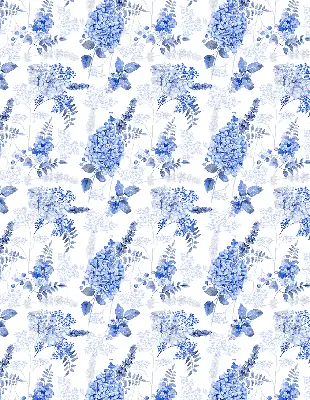 Fenster rollo Blaue Blumen