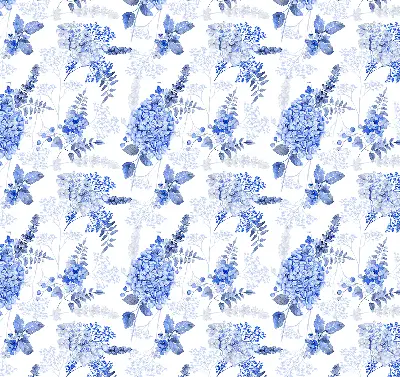 Fenster rollo Blaue Blumen