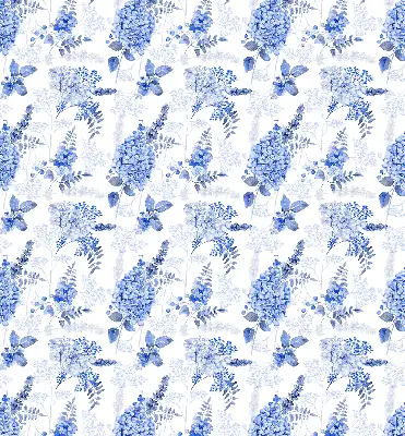 Fenster rollo Blaue Blumen