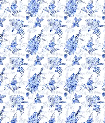 Fenster rollo Blaue Blumen